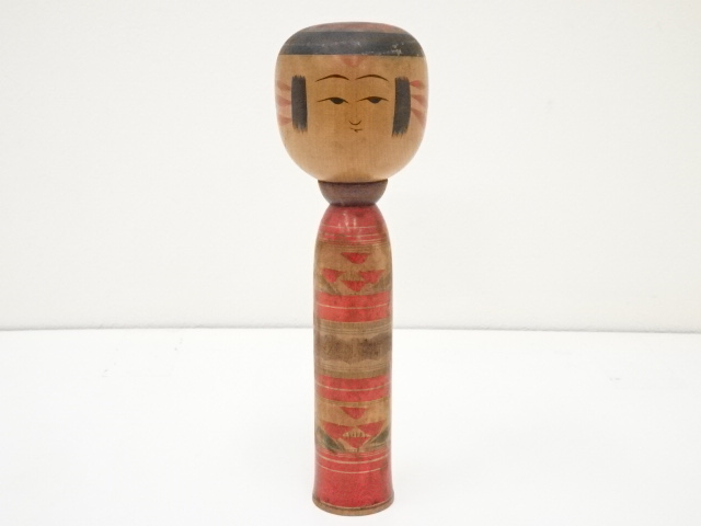 TRADITIONAL JAPANESE CRAFT / KOKESHI DOLL (23.6 cm)/ ARTISAN WORK